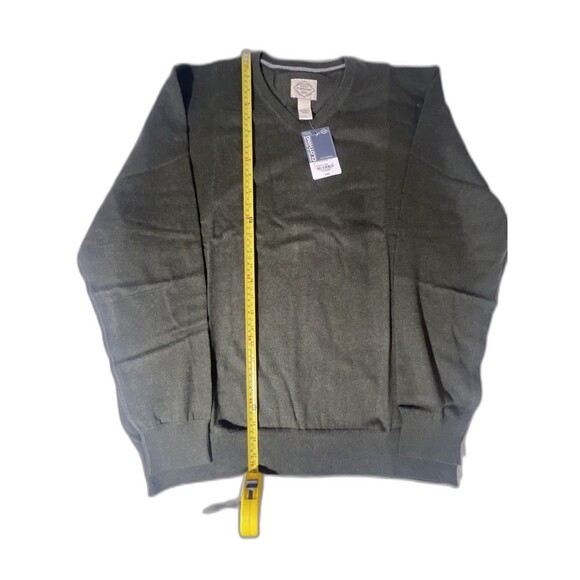 NWT St. John's Bay Forest Eclipse Long Sleeve V Neck Sweater Men's Size XL - Picture 4 of 10